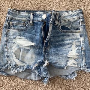 American eagle ripped shorts